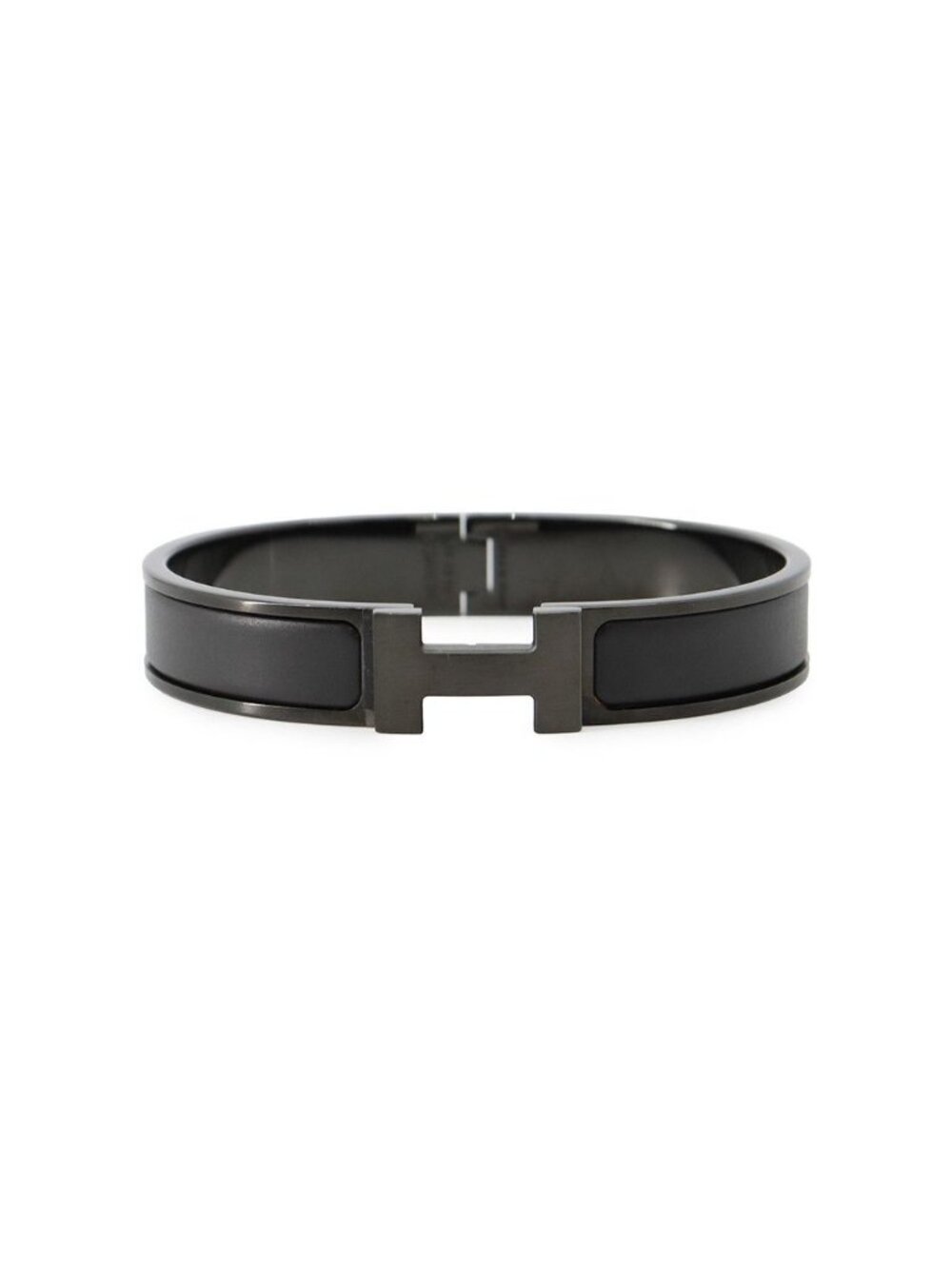 Hermes Bracelet Clic Clac PM Black